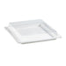 Couvercle PET transparent pour plateau "Atlas" 27,5 cm x 26,5 cm x 3,3 cm - Compatible avec 210APUTRP3 - 100 unités