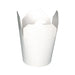 Pot carton blanc base ronde fermeture à fente 750 ml - Ø 9,3 cm - H 9,5 cm - 50 unités
