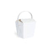 Mini boîte carré blanc avec anse 230 ml 6,5 cm x 7,1 cm x 7 cm - 50 unités