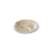 Coupelle ronde en palmier 2 compartiments "Yin Yang" - Ø 10 cm - H 2 cm - 10 unités