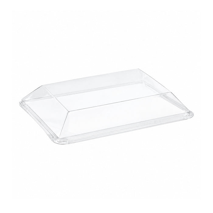 Couvercle PET transparent "Scandinavie" 19 cm x 14 cm x 2 cm - Compatible avec 210BBA1914, 210BBA191418 - 100 unités
