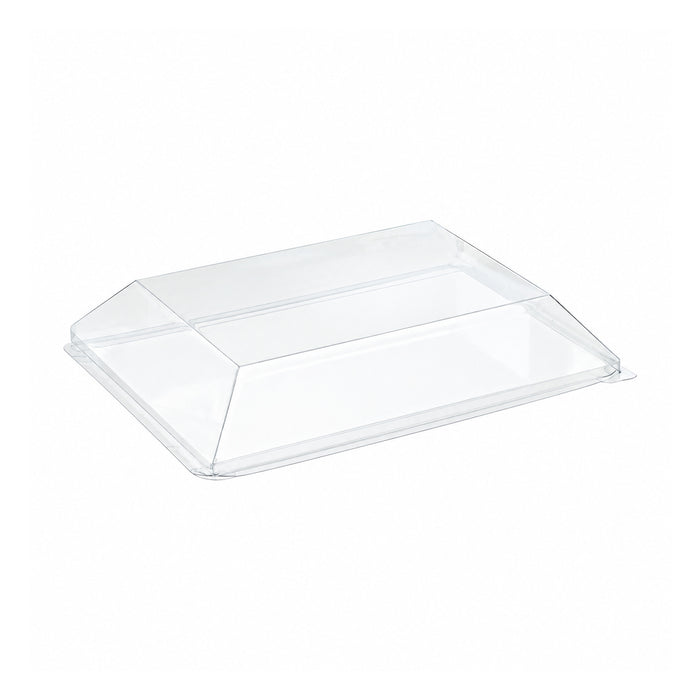 Couvercle PET transparent "Scandinavie" 20,5 cm x 13,5 cm x 3,8 cm - Compatible avec 210BBA2012 - 100 unités
