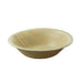 Bol rond en palmier 200 ml - Ø 12 cm - H 2,5 cm - 25 unités