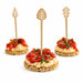 Pique bambou décor feuilles assorties - 10,5 cm - en situation