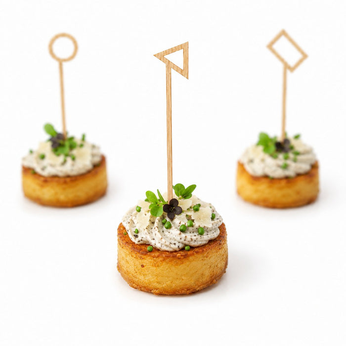 Pique bambou décor formes assorties - 10,5 cm - en situation