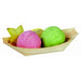 Barquette bateau bois 14,5 cm x 7,5 cm x 2 cm - 50 unités