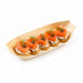 Barquette bateau bois 24,5 cm x 11,5 cm x 2,7 cm - 50 unités