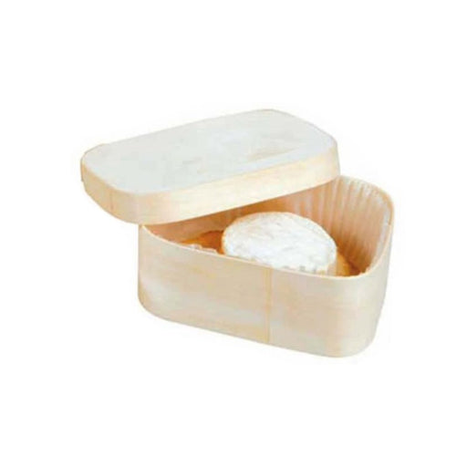 Boîte bois rectangulaire avec couvercle 240 ml 11 x 8 x 5,5 cm - 10 unités