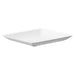 Assiette carrée blanche en pulpe "BioNChic" - 11 cm x 11 cm - 100 unités