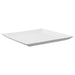 Assiette carrée blanche en pulpe "BioNChic"  - 18 cm x 18 cm - 100 unités