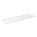 Plateau rectangulaire blanc en pulpe "BioNChic" 40 cm x 15 cm - 100 unités