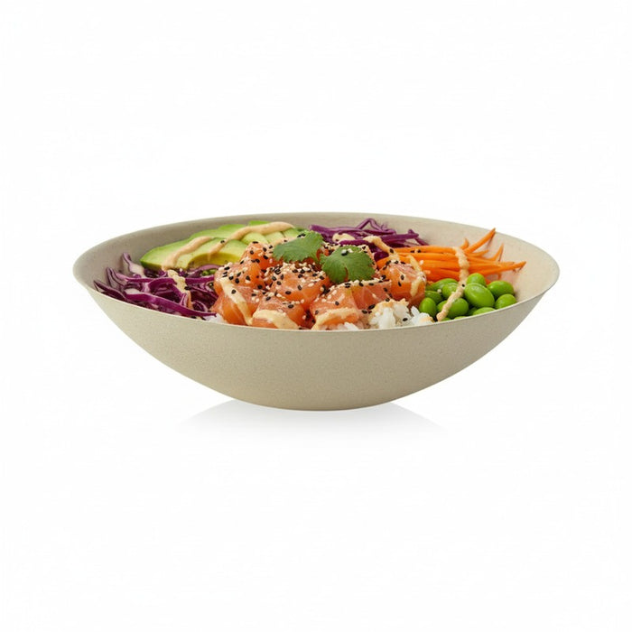 Bol ovale brun en pulpe "BioNChic" 750 ml 22,5 cm x 13,5 cm x 5,5 cm - 125 unités