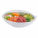 Couvercle PET transparent "BioNChic" 24 cm x 15 cm x 4,3 cm - Compatible avec 210BCHIC1000, 210BCHIC1000BR, 210BCHIC1000BRF - 250 unités
