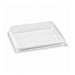 Couvercle PET transparent "BioNChic" 16,4 cm x 16,4 cm x 3,2 cm - Compatible avec 210BCHIC160, 210BCHIC160F - 100 unités