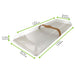 Couvercle PET transparent "BioNChic" 40,4 cm x 15,7 cm x 3,3 cm - Compatible avec 210BCHIC3915, 210BCHIC3915F - 50 unités