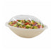 Couvercle PET transparent "BioNChic" 22,7 cm x 14,3 cm x 4,3 cm - Compatible avec 210BCHIC750, 210BCHIC750BR, 210BCHIC750BRF - 250 unités