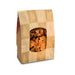Sac SOS papier brun à fenêtre et attache pliante métallique "Ecokraft" 12 cm x 6 cm x 24 cm - 500 unités