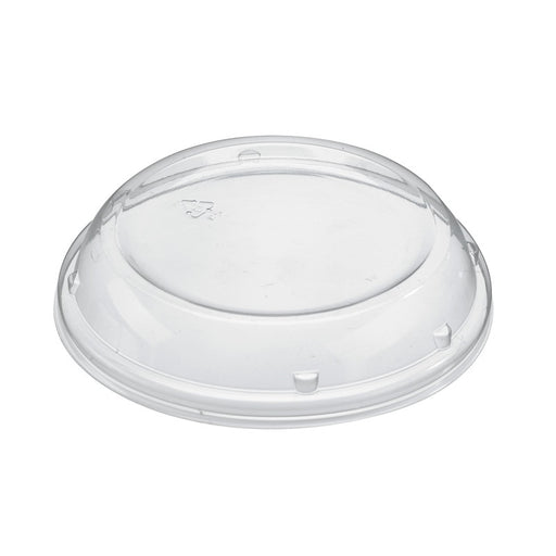 Couvercle dôme transparent en plastique PS - Ø 15 cm - H 2,5 cm - 500 unités