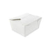Boîte repas carton blanc 650 ml 13 cm x 10,5 cm x 6,5 cm - 50 unités