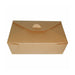 Boîte repas carton kraft laminé 1450 ml 21,7 cm x 16 cm x 5 cm - 25 unités