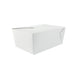 Boîte repas carton blanc 2000 ml 21,5 cm x 16 cm x 6,5 cm - 50 unités