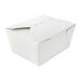 Boîte repas carton blanc - 100 unités
