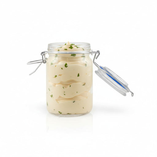 Mini bocal en verre avec joint silicone bleu foncé 200 ml - Ø 5,88 cm - H 12 cm - 12 unités