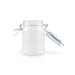 Mini bocal en verre avec joint silicone bleu foncé 200 ml - Ø 5,88 cm - H 12 cm - 12 unités