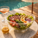 Saladier rond en PET transparent - 4500 ml - Ø 30,5 cm - H 11,6 cm - 36 unités