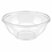 Saladier rond en PET transparent - 4500 ml - Ø 30,5 cm - H 11,6 cm - 36 unités