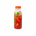 Bouteille transparente PET avec bouchon orange 250ml 56x H150 mm, 270pcs