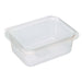 Barquette rectangulaire PLA transparente avec couvercle attaché 1000 ml 18,8 x 14,3 x 6,7 cm - 50 unités