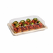 Couvercle PET transparent 23 cm x 16,5 cm x 4,6 cm - Compatible avec 210BPU22CBR - 50 unités