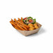 Barquette kraft ingraissable avec PE 220 ml 14 cm x 10 cm x 3 cm - 250 unités