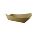 Barquette kraft ingraissable avec PE 1200 ml 24,5 cm x 16,5 cm x 5 cm - 250 unités