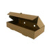 Boîte bruschetta carton kraft 30 x 15 x 5 cm x 100 unités