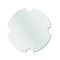 Couvercle carton blanc pour pot poulet - Ø 20,8 cm - Compatible avec 210BUCK170KR, 210BUCK171K - 100 unités