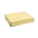 Couvercle pour plateau carton ivoire 26 cm x 32,5 cm x 0,6 cm - 100 unités