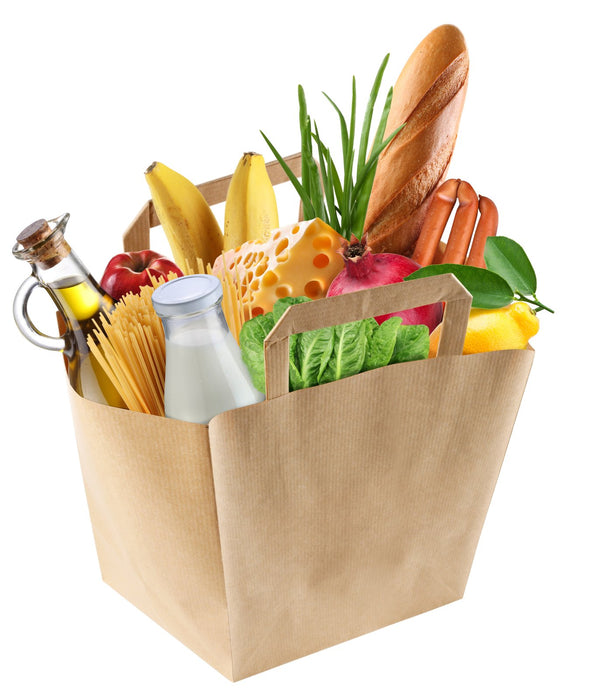 Sac cabas papier kraft brun 26 x 17 x 28 cm - 250 unités