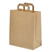 Sac cabas papier kraft brun 17,5 x 9 x 21,5 cm - 500 unités