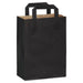 Sac cabas papier kraft brun imprimé noir 17,5 cm x 9 cm x 23 cm - 500 unités