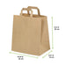 Sac cabas papier kraft brun - 26 cm x 14 cm x 32 cm - 250 unités