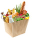 Sac cabas papier kraft brun - 26 cm x 14 cm x 32 cm - 250 unités