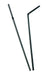 Paille plastique PP flexible noire - Ø 0,5 cm - 500 unités
