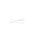 Paille plastique PP droite transparente en boite PVC H 12,5 cm - 500 unités