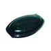 Cassolette plastique PP ovale noire 400 ml 20,7 cm x 14,3 cm x 2,7 cm - 100 unités