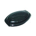 Cassolette plastique PP ovale noire 500 ml 20,7 cm x 14,3 cm x 3,7 cm - 125 unités