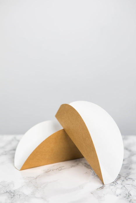 Etui tacos carton kraft et blanc - 15 cm x 7 cm x 2 cm - ambiance