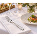 Fourchette 18,8 cm plastique PS argenté - 50 unités