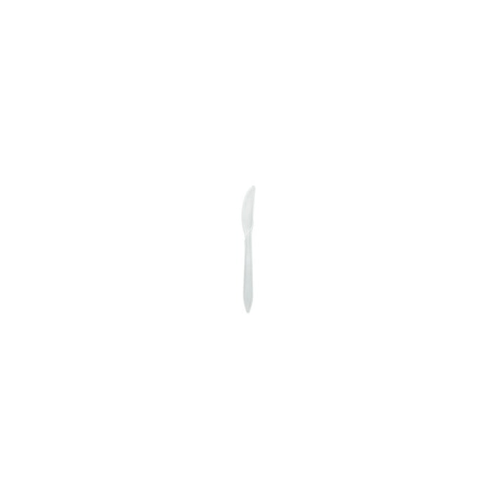 Couteau 16,2 cm Plastique PP Blanc - 1000 unités